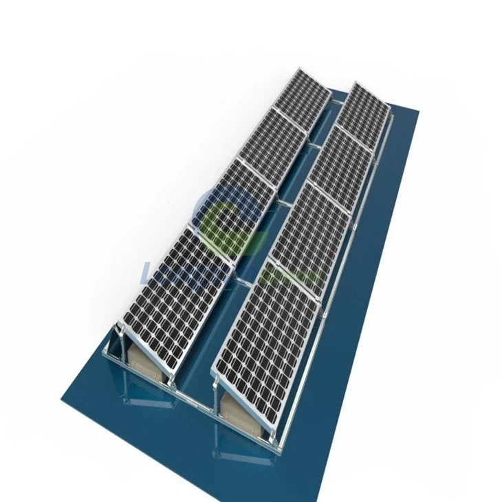 Flat Roof Solar Panel Mounting Structure factory